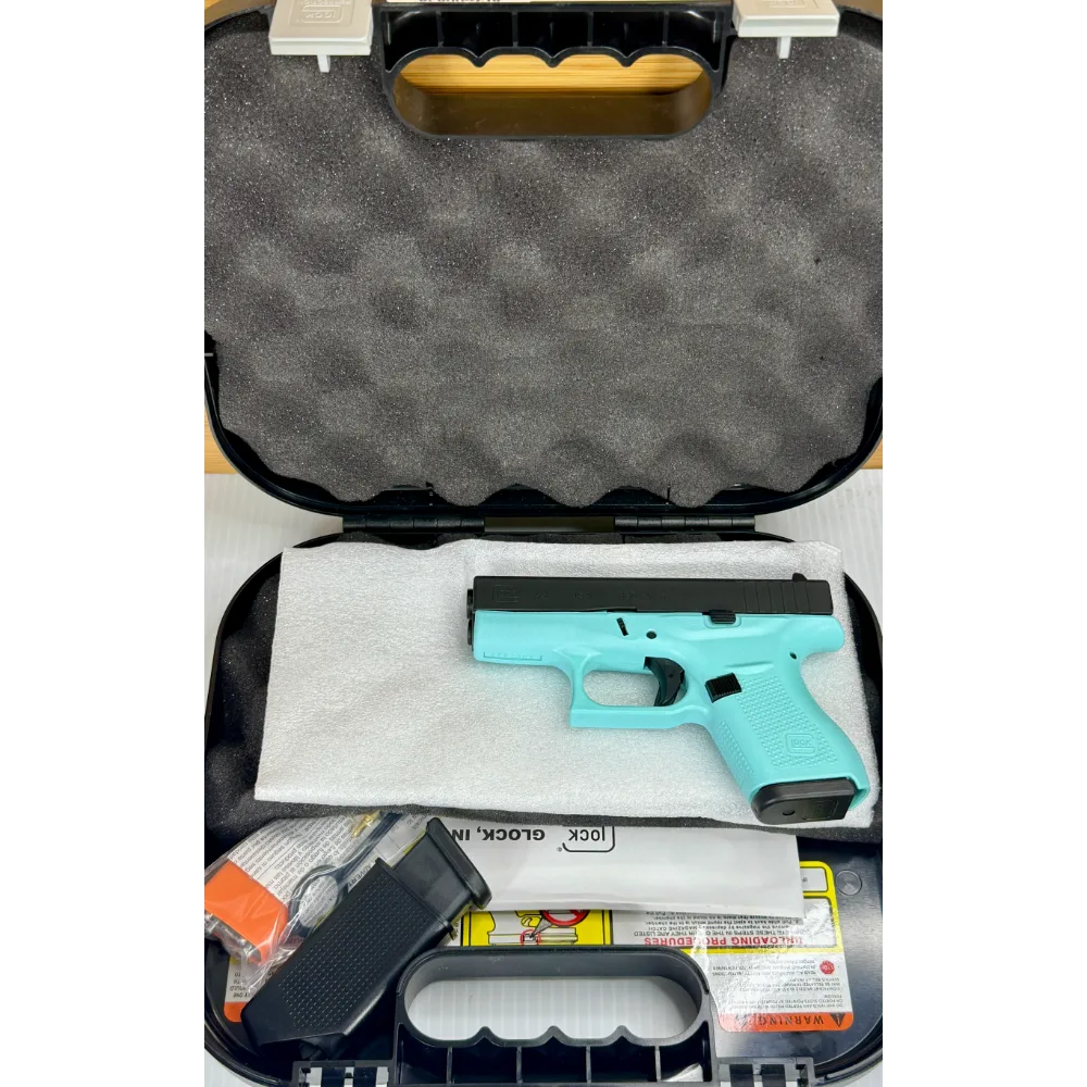 GLOCK 42 ROBINS EGG BLUE 380ACP 6RD PISTOL - image 7 of 7