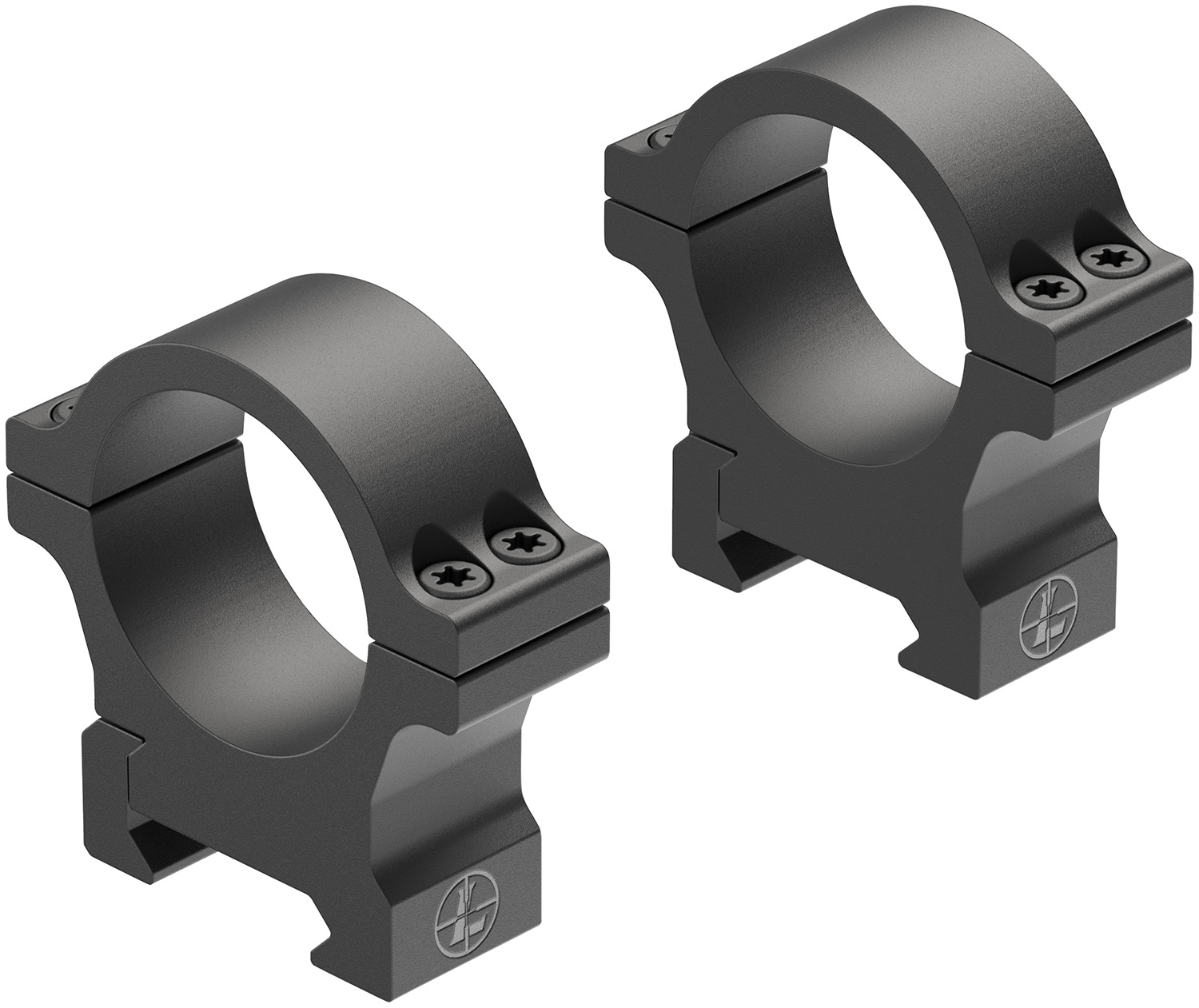 Leupold Open Range Cross-Slot Matte Black 30mm Medium Scope Rings - image 3 of 8