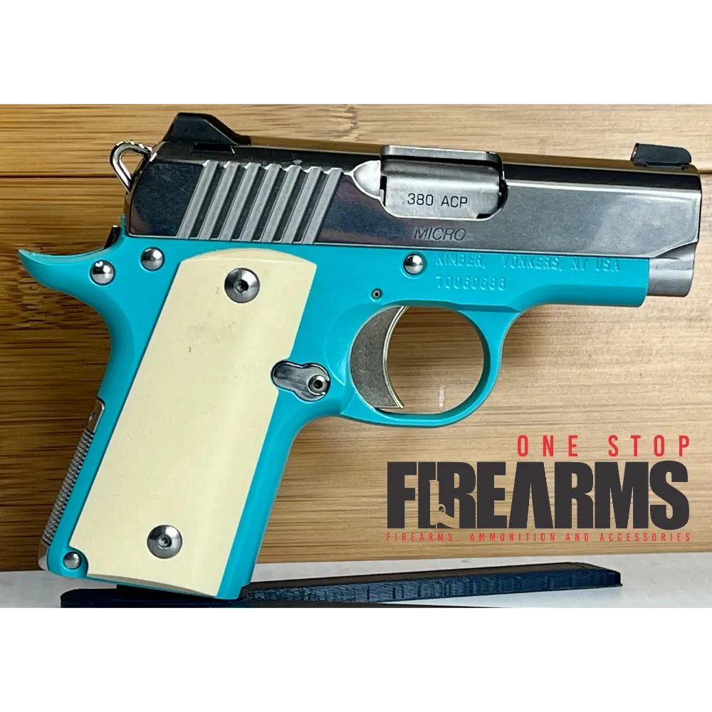 Kimber Micro Bel Air 380ACP Stainless & Blue Pistol