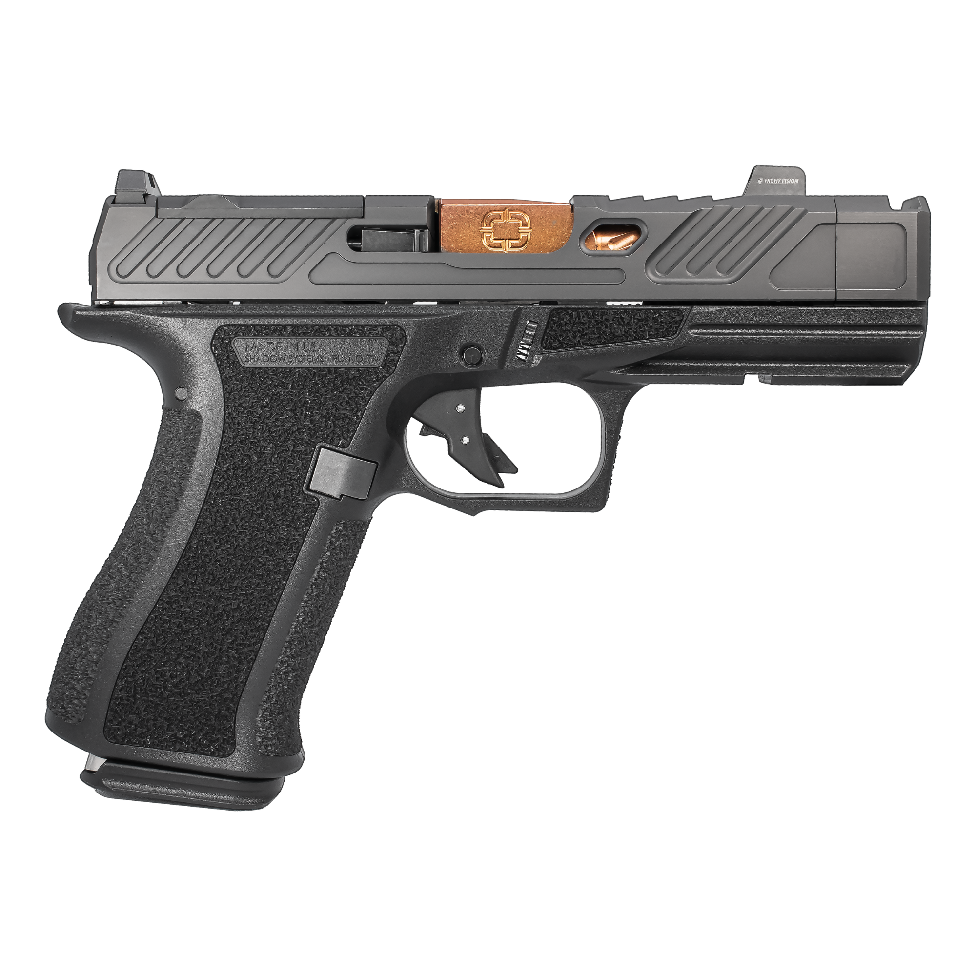 Shadow Systems CR920XP Elite 9 mm 15+1 Compensated Pistol Black/ Bronze