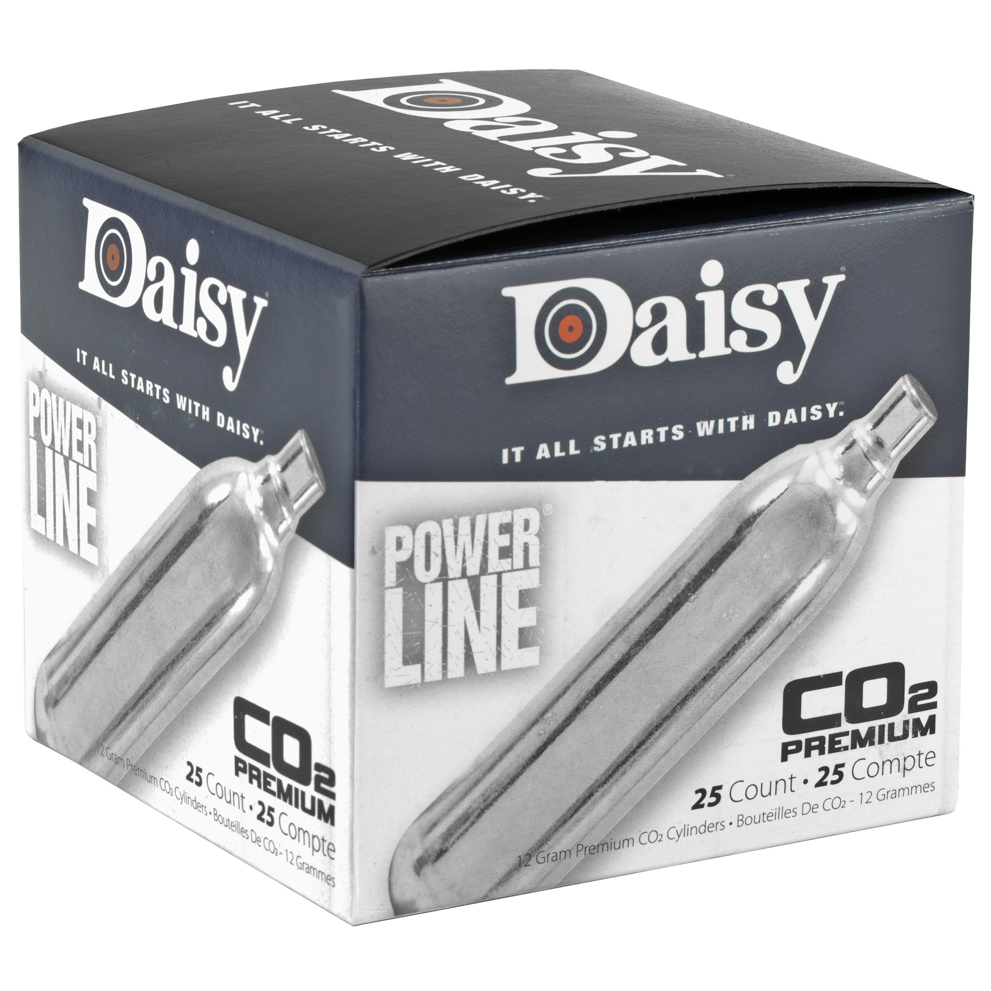 Daisy Powerline 7025 CO2 Cylinders, 12 Gram, 25 Per Box - image 2 of 5