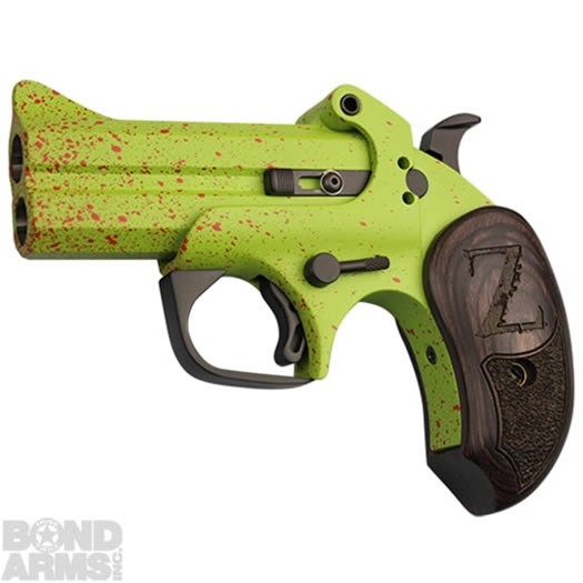 Bond Arms Zombie Slayer 45LC/410 Derringer – 3.5" Green Barrel Handgun