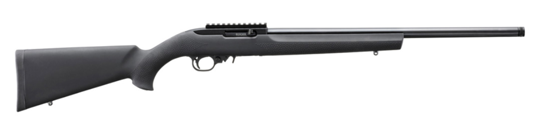 Ruger 10/22 22 LR 20" Threaded Barrel Semi-Automatic Rifle with Hogue Stock - image 4 of 4