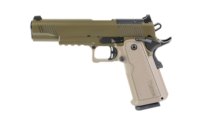 Tisas USA 1911 Duty DS Pistol - 9mm Luger, 5in, 18+1, Coyote Brown Cerakote - image 2 of 6