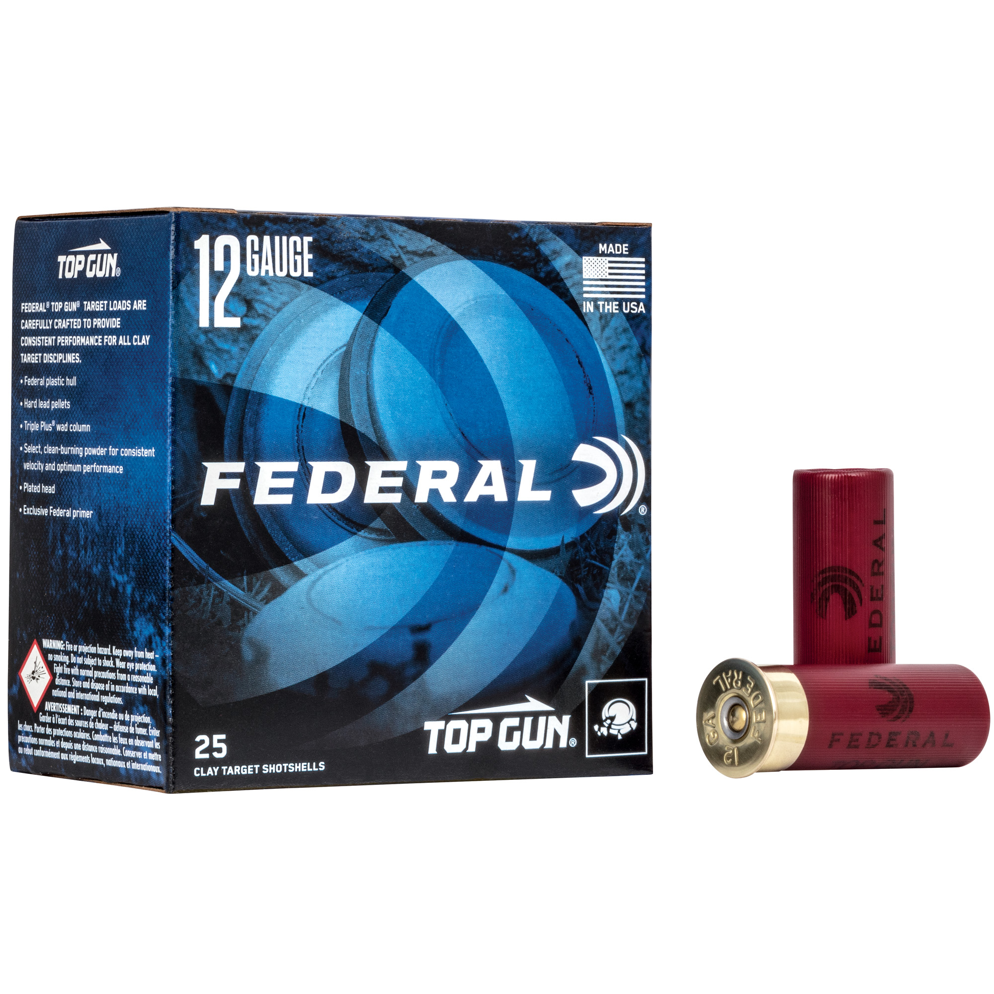 Federal Top Gun 12 Gauge 2.75" 1 1/8 oz #7.5 Shot