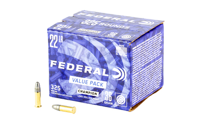 Federal .22 LR 36gr HP 325rd Value Pack