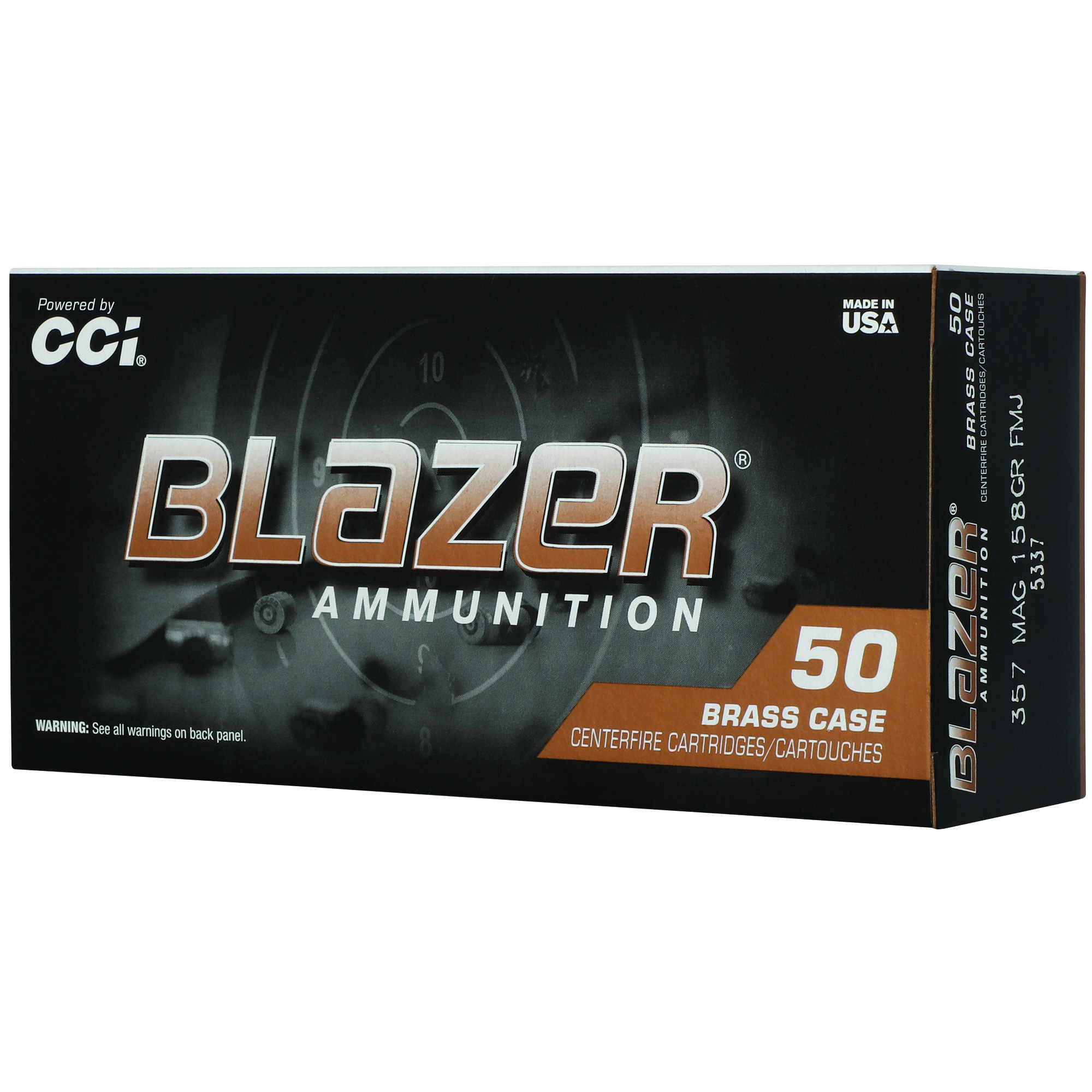 CCI Blazer 357 Magnum 158 Grain FMJ - 50 Round Box