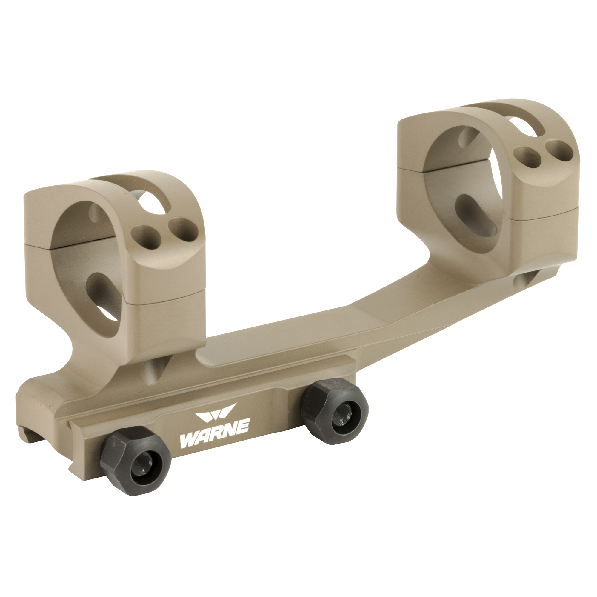 Warne MSR Fixed 30mm Extended Skeletonized Scope Mount, Dark Earth