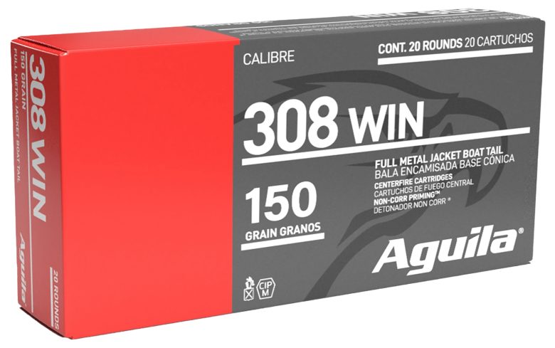 Aguila Target & Range Rifle 308Win 150gr FMJ 20Rd