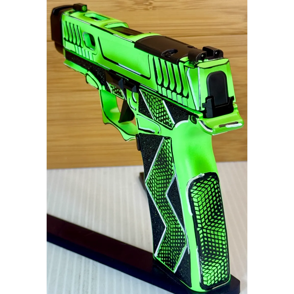 SIG Sauer P365X Anime Green Compensated 9mm Custom Pistol
