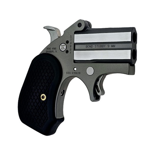 BOND ARMS STUBBY 9MM SS 2.2" FS B6 Grips