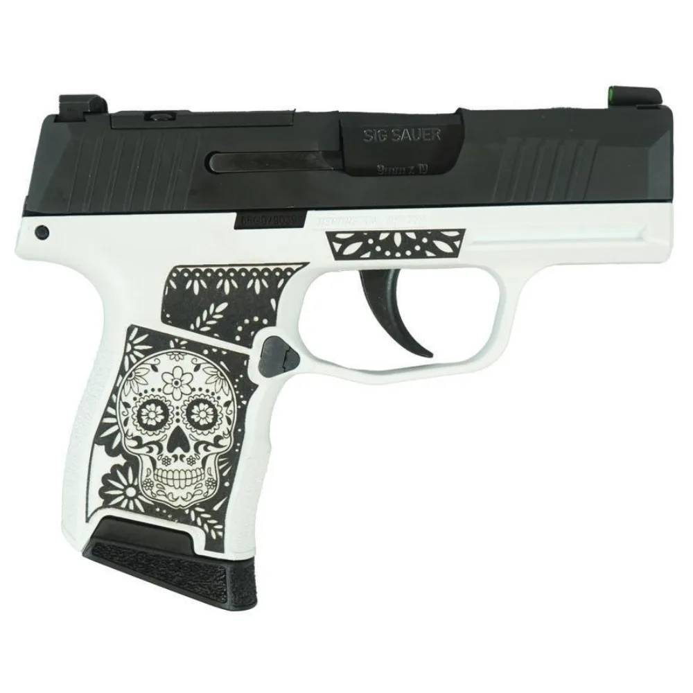 Sig P365 9mm White Sugar Skull 3.1" 10+1 Optics Ready X-RAY Sights