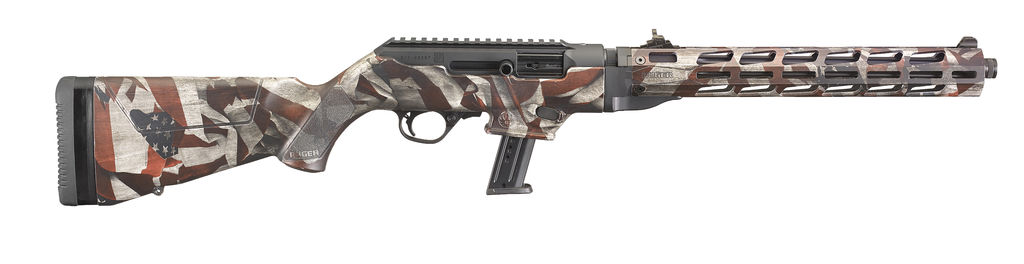 RUG PC CARB 9MM RFL 17R FLAG