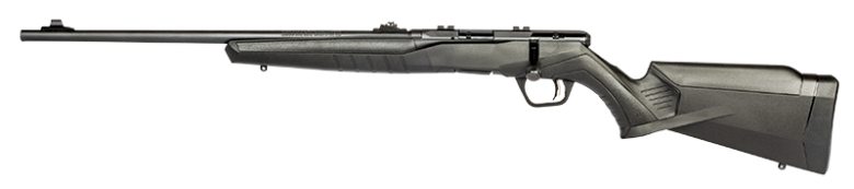 SAVAGE ARMS B22 22LR BLK/SYN 21" LEFT HAND
