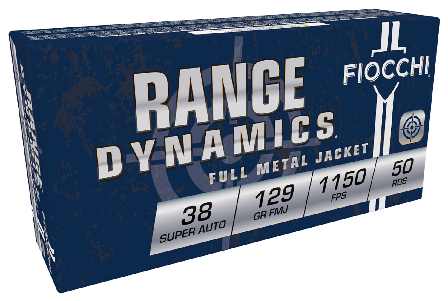 Fiocchi Range Dynamics 38Super 129gr FMJ 50Rd