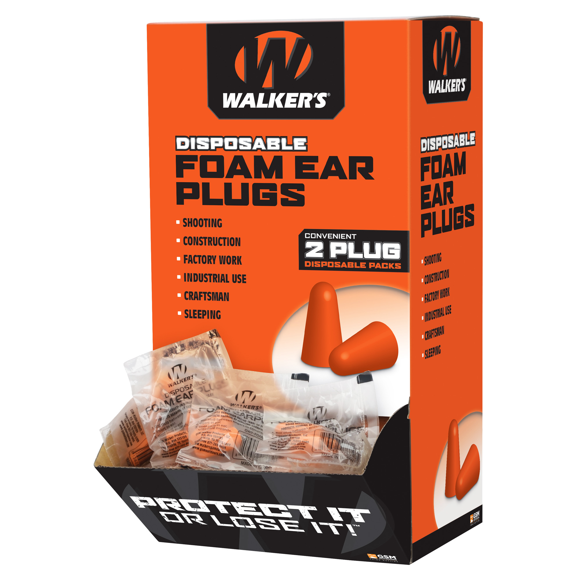 Walkers Game Ear Foam Ear Plugs