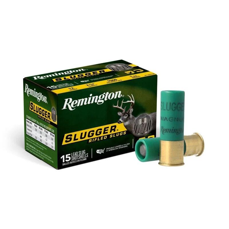 Remington Slugger 12GA 2.75" 1oz Rifled Slug 15rd Box