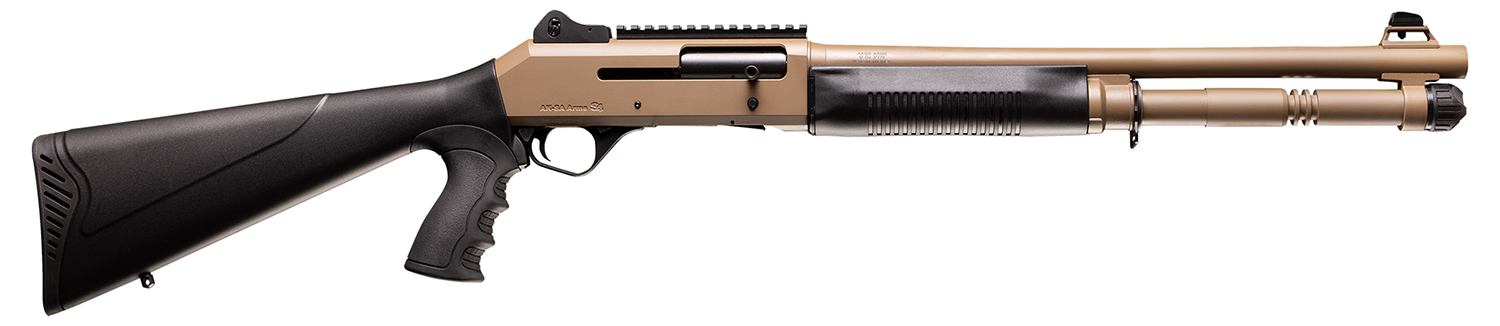 Four Peaks Imports 12060 AKSA Arms S4 12 Gauge 3" 5+1 18.50" Chrome Plated 7075-T6 Aluminum Receiver