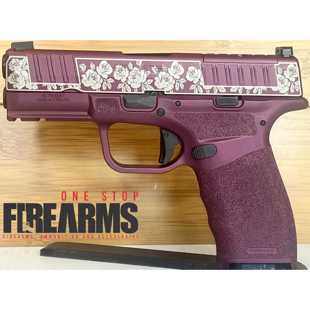 Springfield Hellcat Pro 9mm Black Cherry & Roses OR Handgun