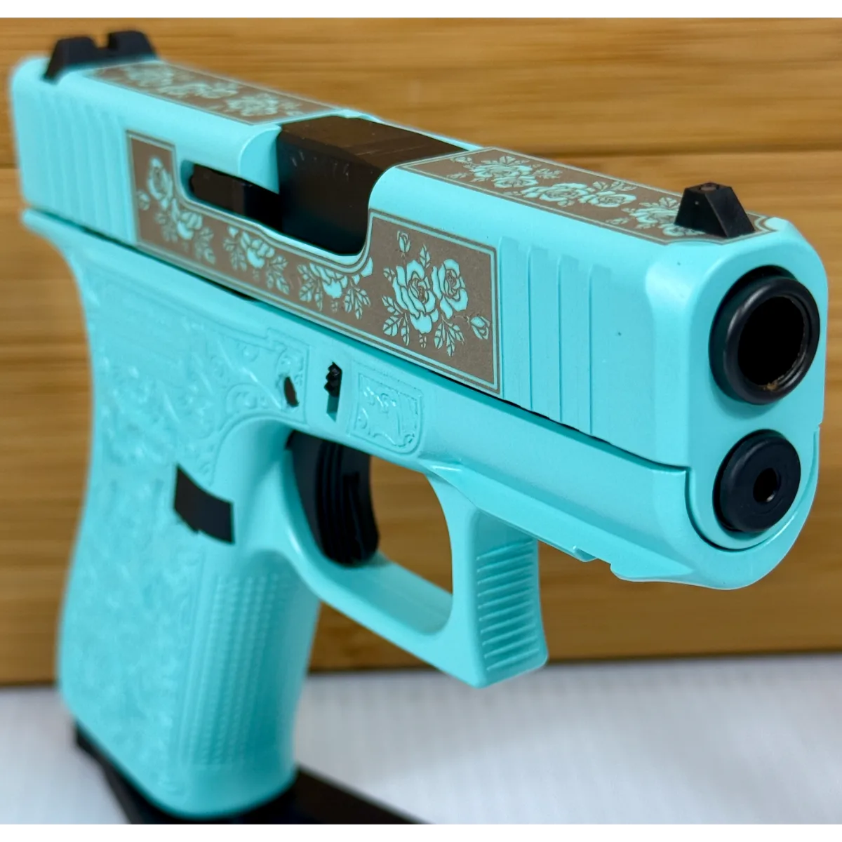 Glock 43X Tiffany Blue – Glock & Roses 9mm 10rd USA Made