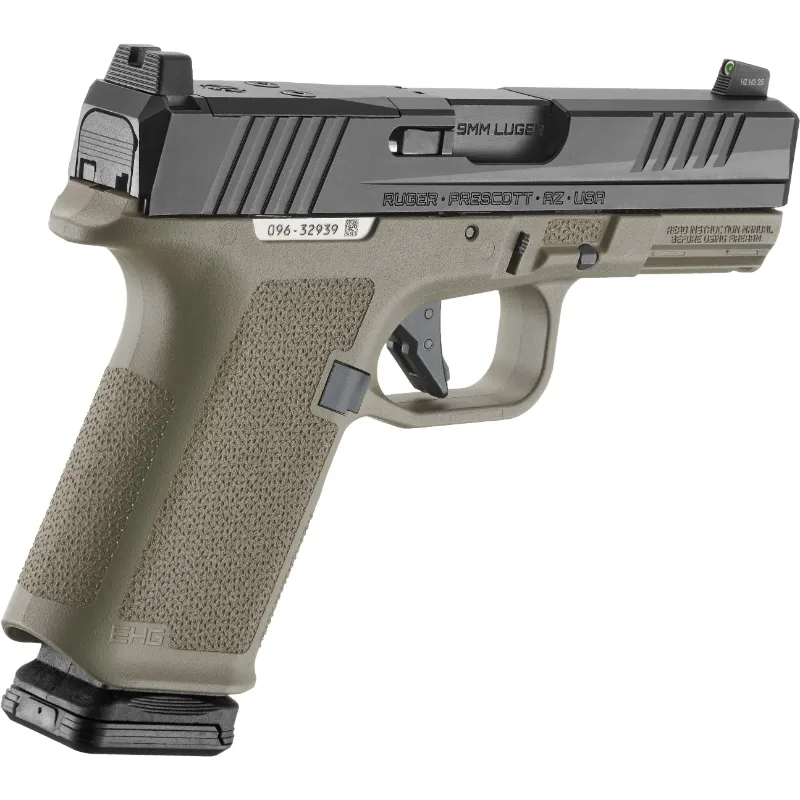 Ruger RXM FDE 9mm 4" Optic-Ready Tritium Sight 15+1 Flat Trigger FDE Cerakote Pistol