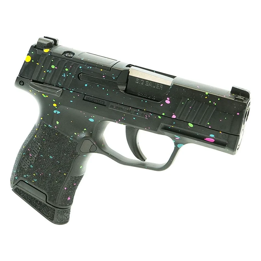 Sig Sauer P365 9mm Paint Splatter Optic Ready 3.1" 10rd MS