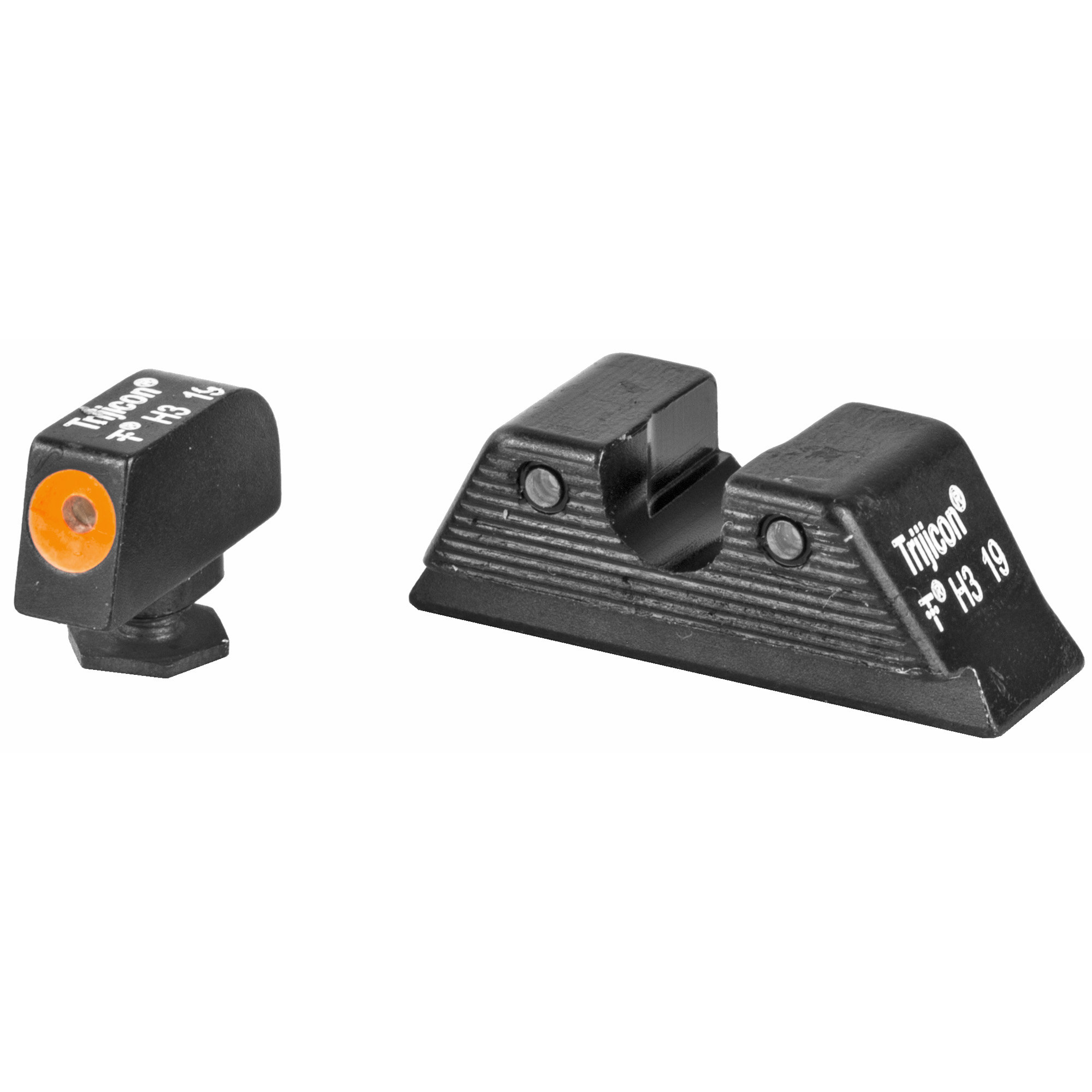 Trijicon HD Orange Front Outline Night Sights for Glock MOS - image 2 of 7