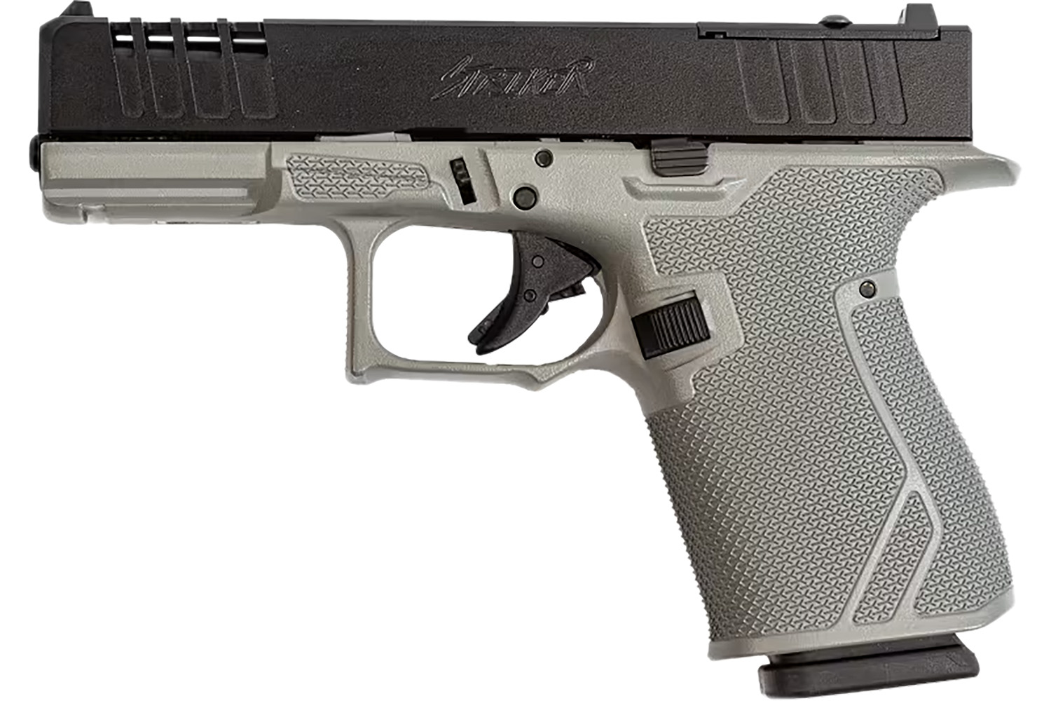 Great Lakes Bull Shark 9mm 4" Gray Cerakote Striker Pistol 15+1