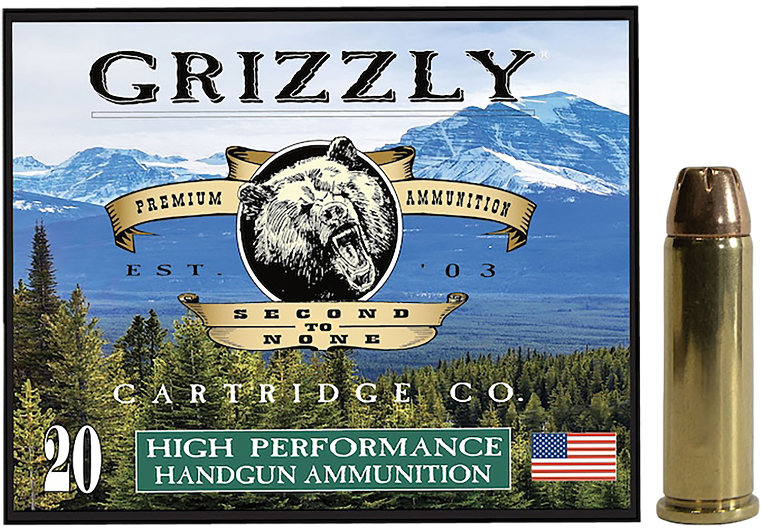 Grizzly Ammo 38Special 148gr JHP 20Rd
