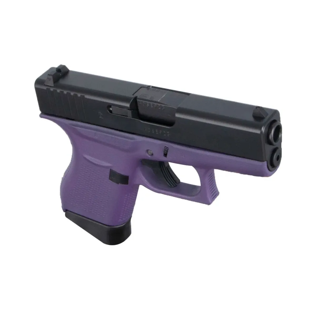 Glock 43 Purple & Black Slide USA 9mm Semi-Auto Pistol 3.4″ 6-Round