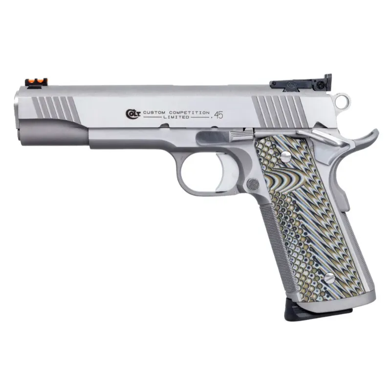 Colt Custom Competition 1911 45 ACP 5" Stainless Steel 8+1