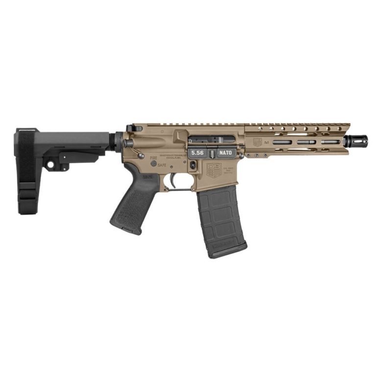 Diamondback Carbon DB15 5.56 NATO 7" FDE SBA3 Pistol