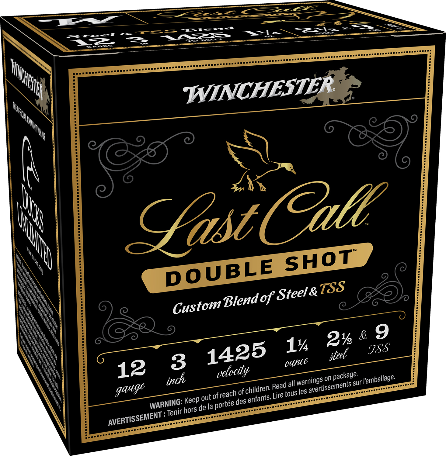 Winchester Last Call Double Shot 12ga 3" 1-1/4oz 2.5/9 TSS 25rd Box