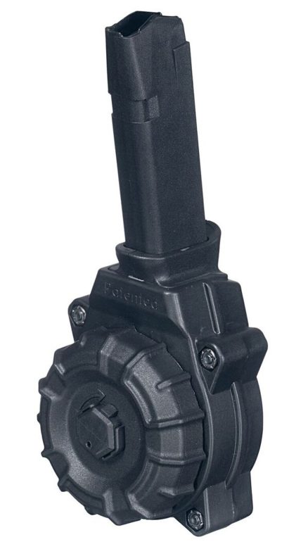 Glock 43X/48 9mm Drum: ProMag 30-Round Black Magazine