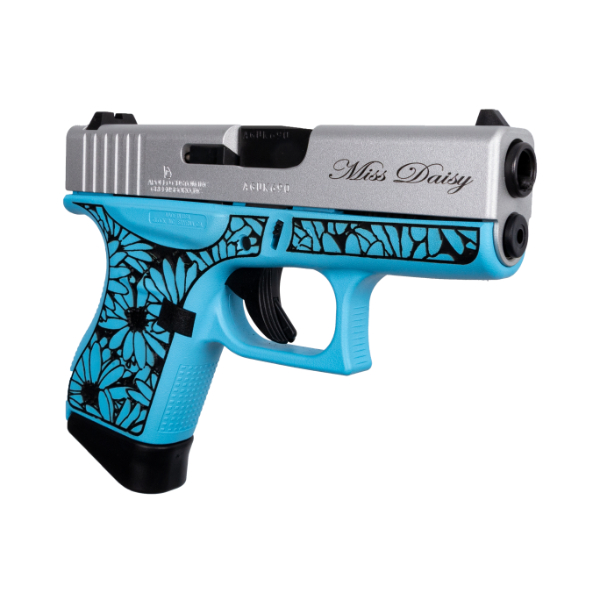 Glock 43 Daisy Raspberry Blue 9mm 6rd Pistol