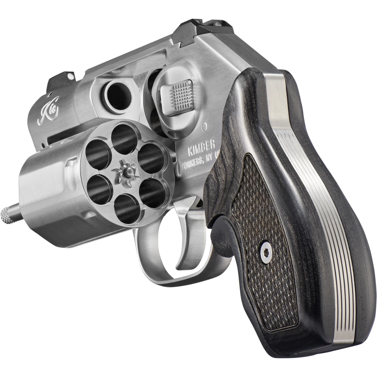 Kimber K6S Stainless Laser Grip 357 Mag 6rd 2" Stainless Revolver