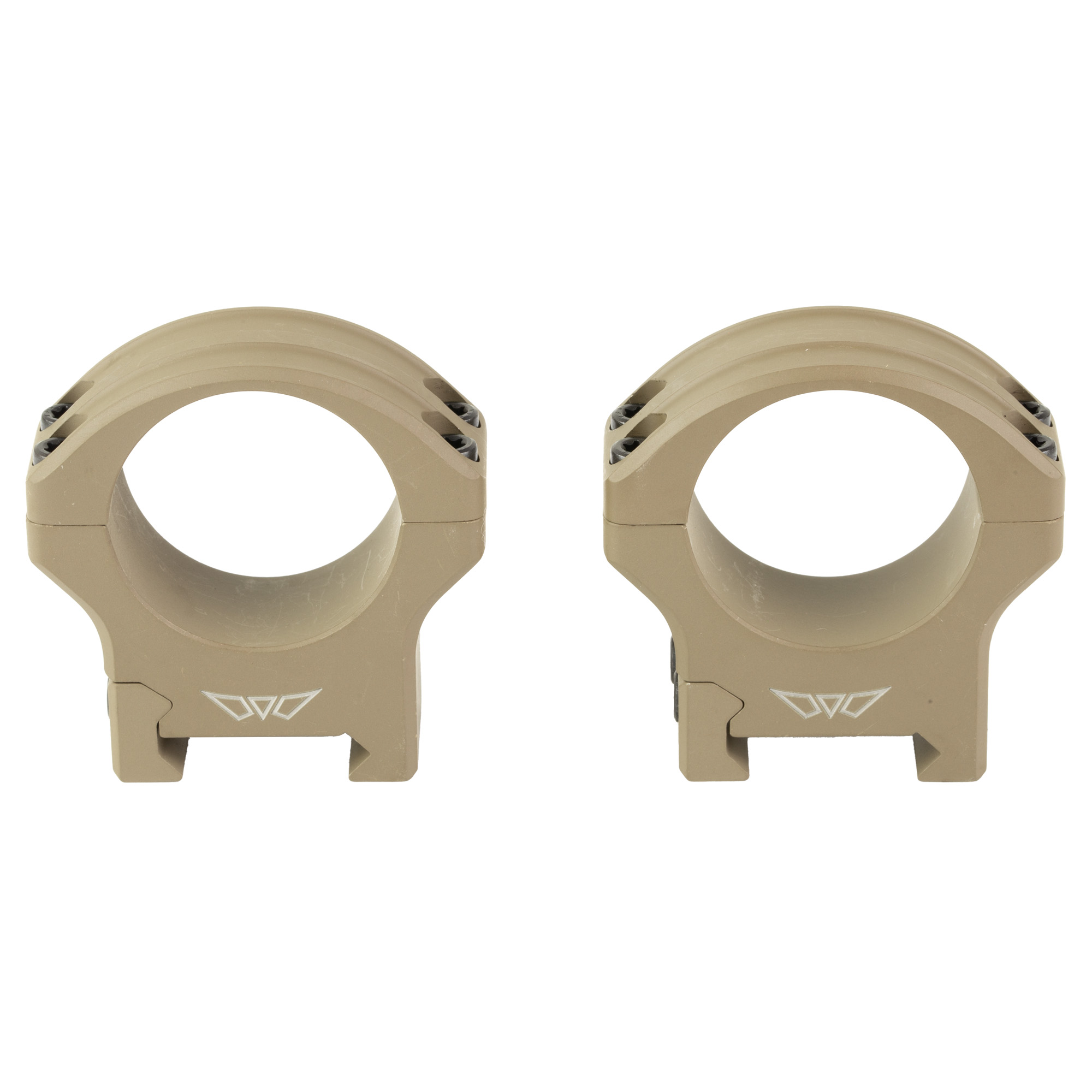 Warne HyperLite Rings Dark Earth Cerakote 30mm Medium