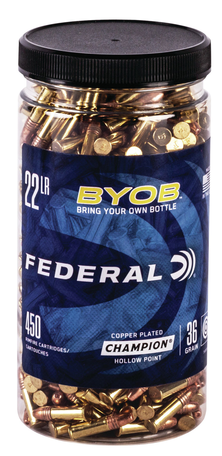 Federal Champion .22 LR 36gr CPHP BYOB 450rd