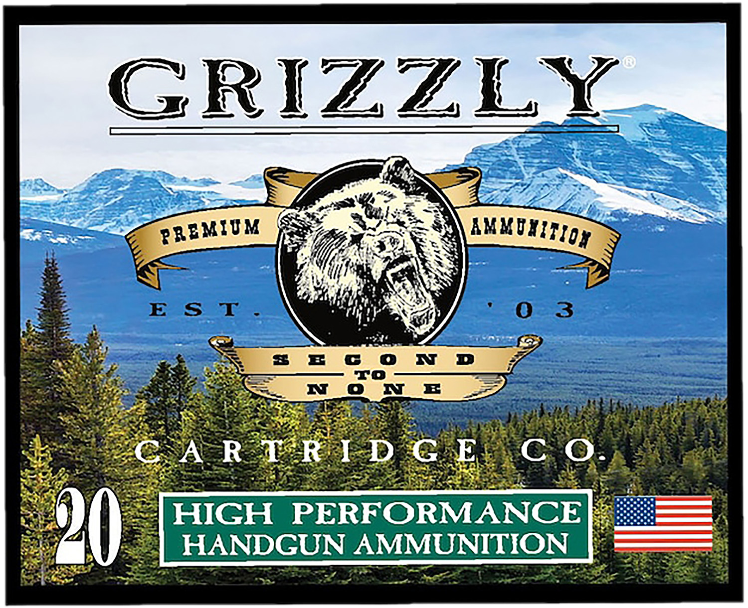 Grizzly Ammo 38Special 148gr FMJ Flat Point 20Rd