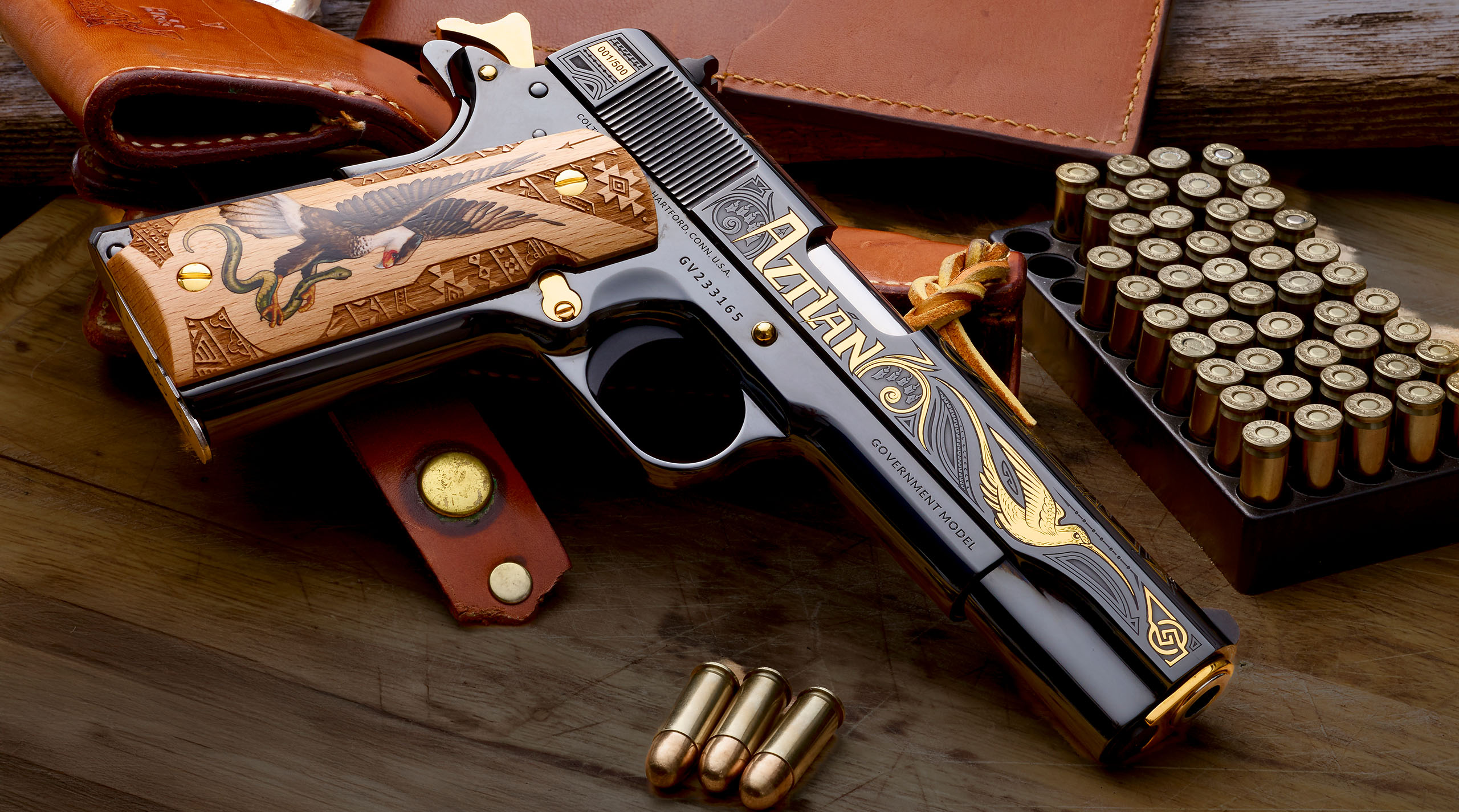 SK CUSTOMS COLT 1911 38 SUPER 9RD Huitzilopochtli Limited Edition