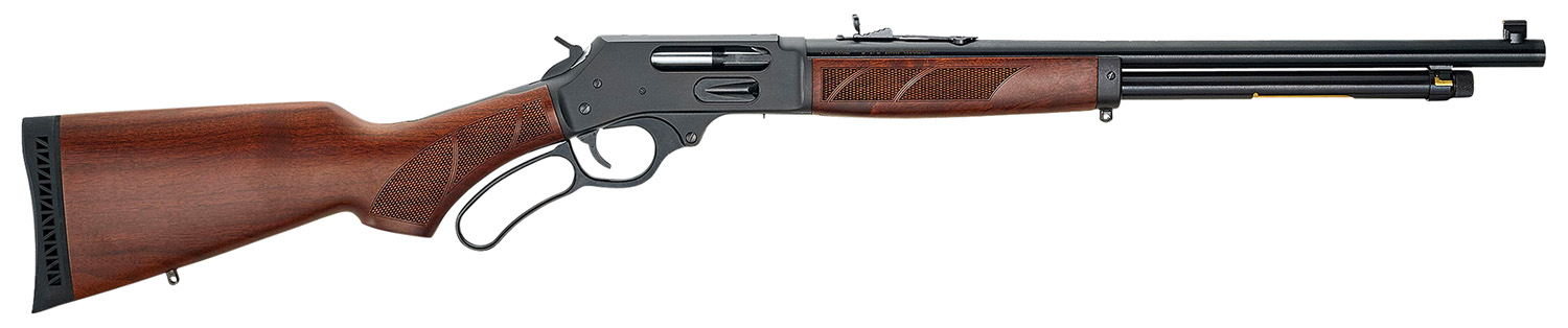 Henry H018G410R Side Gate  Full Size 410 Bore Lever 2.50" 6+1 19.75" Blued Steel Barrel, Blued Drilled & Tapped Steel Receiver, Fixed American Walnut Stock, Right Hand