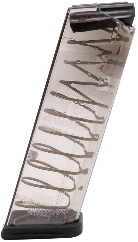 ETS Glock G21 45ap 13 round Clear Magazine