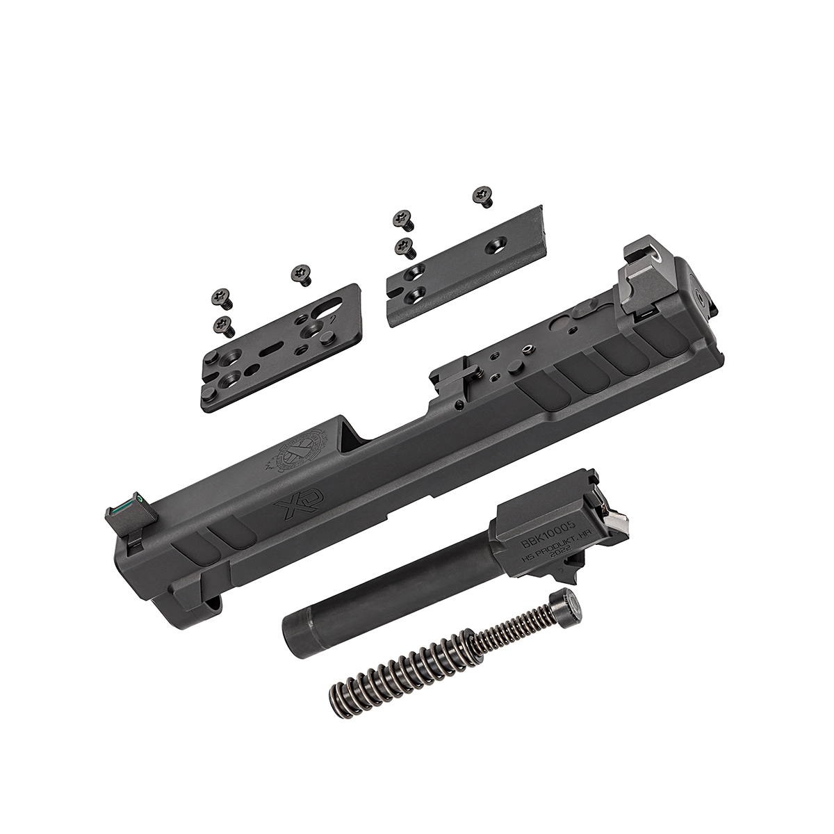 Springfield Armory XD4902 XD OSP Slide Assembly 9mm 4" Barrel Black