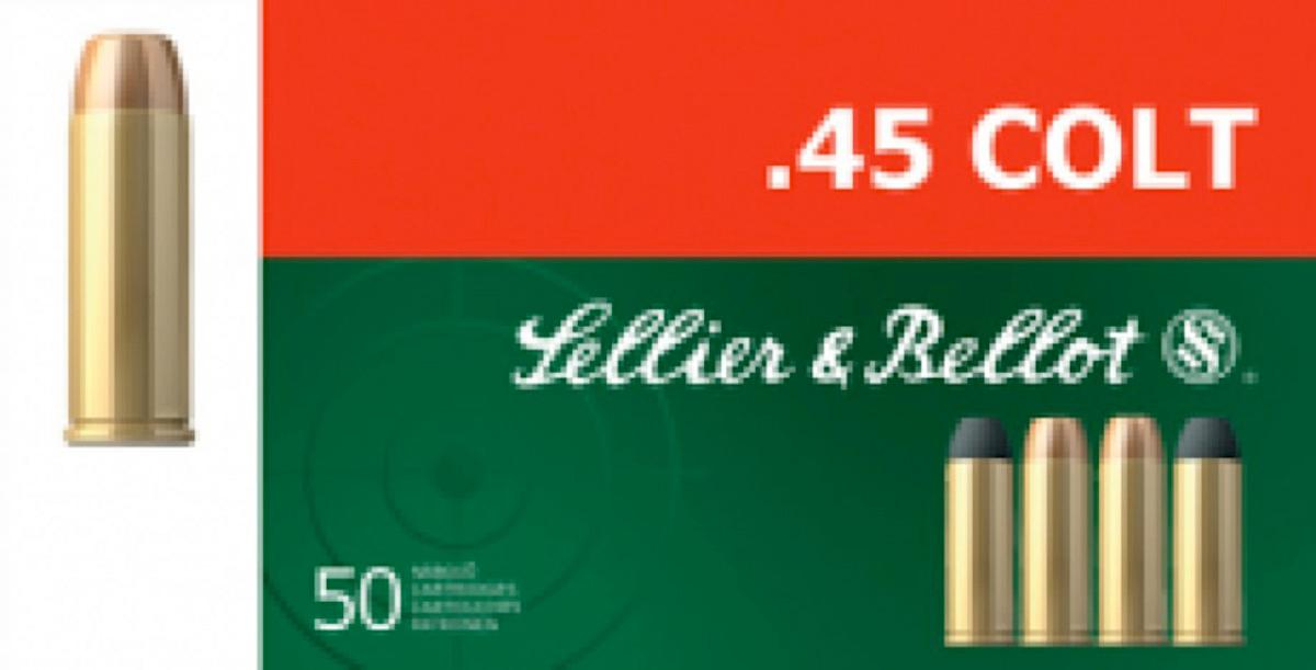 Sellier & Bellot .45 Long Colt 250gr LFN Ammo 50rd Box