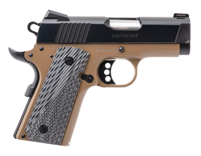 Colt Defender 1911 .45 ACP 3" FDE Frame Black Slide
