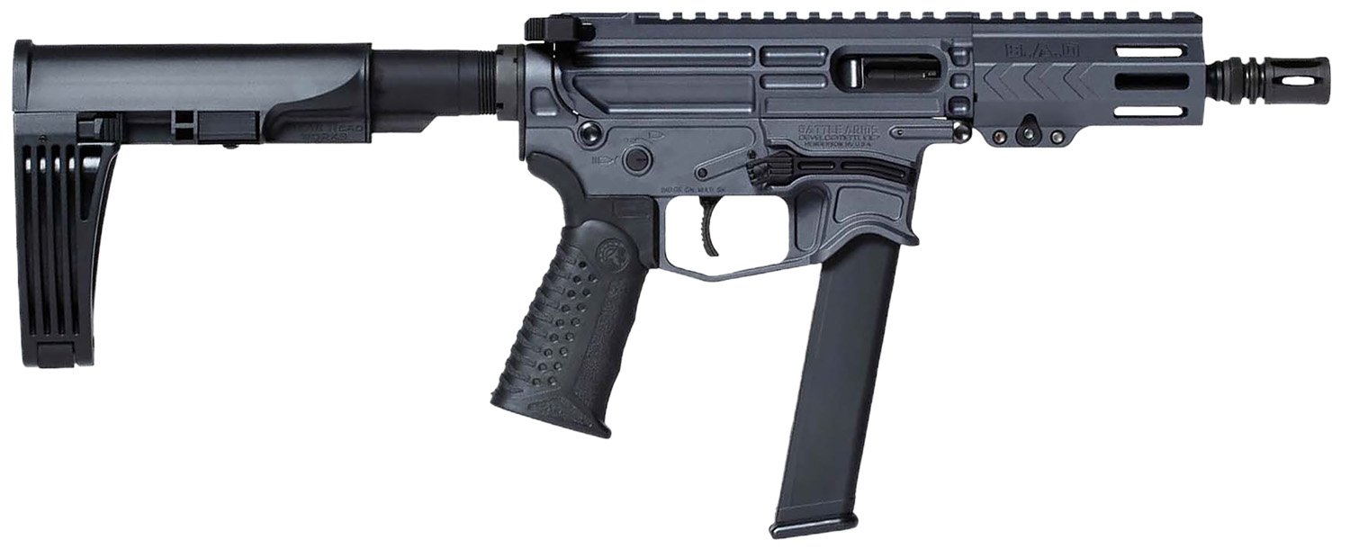 Battle Arms Xiphos 9mm 5.25" Barrel M-LOK Combat Gray Receiver 30+1 Pistol