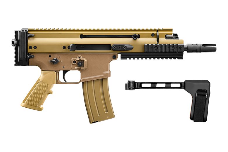 FN SCAR 15P 300 Blackout 30+1 7.5" Black FDE SB Brace