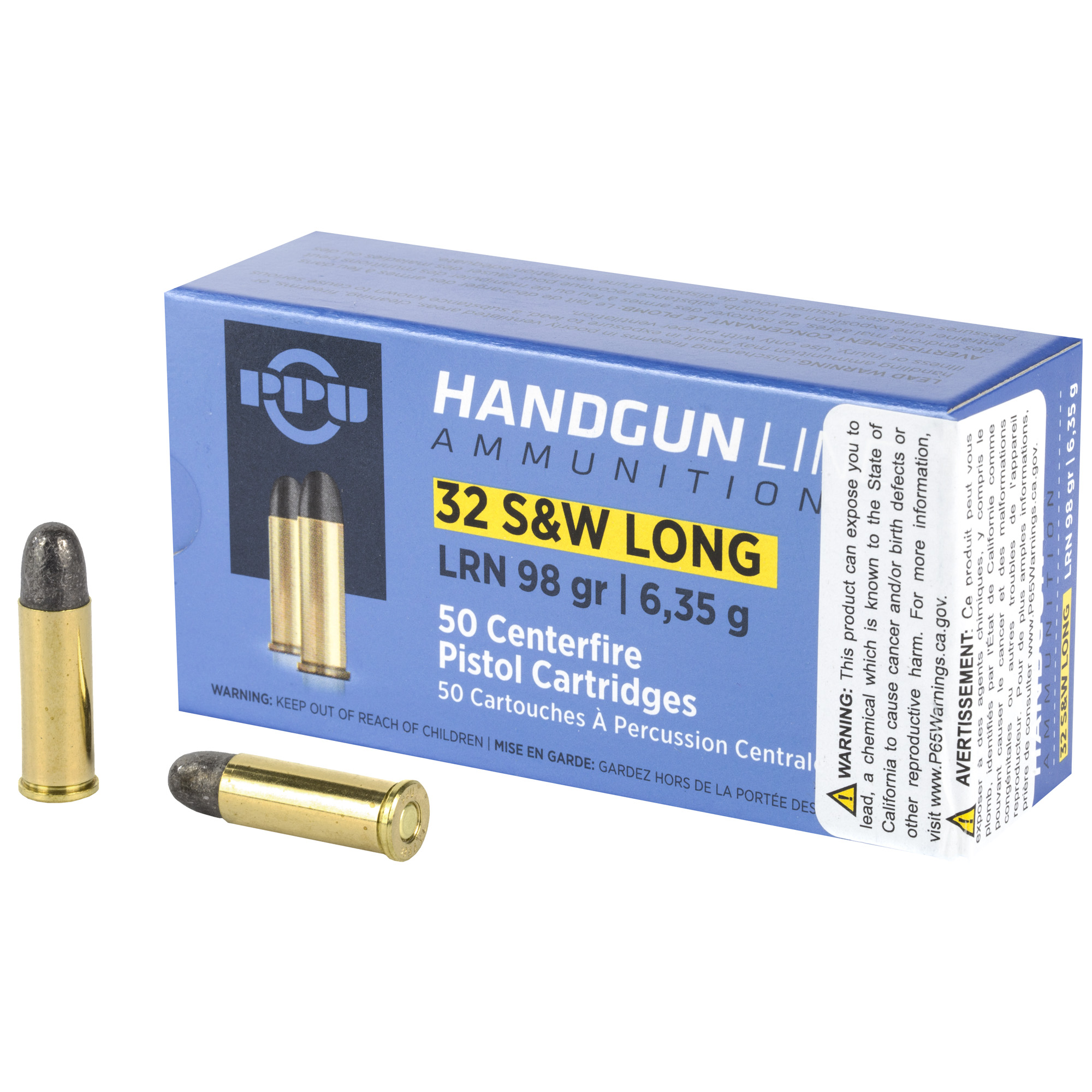 Prvi Partizan Pistol 32 S&W Long 98 Grain Lead Round Nose
