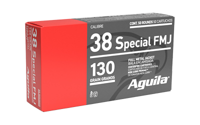 AGUILA 38SPL 130GR FMJ 50 Rd Ammo