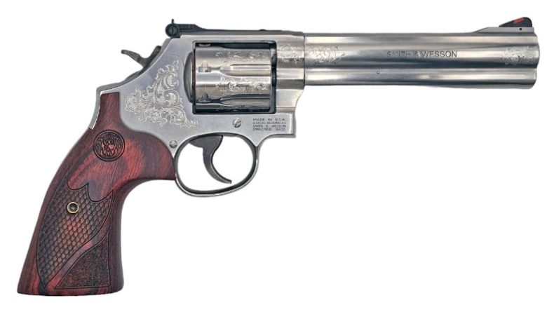 Smith & Wesson 686 Deluxe .357 Magnum 6″ 7Rd Engraved Stainless Revolver